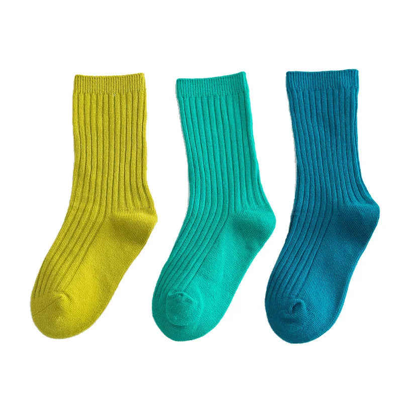 3 Pairs/lot 1 to 10 Years Autumn Winter Socks For Boys