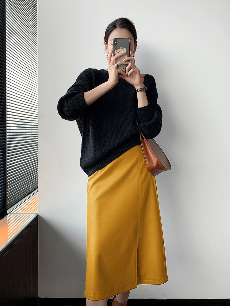 Nerazzurri Midi skirts below knee