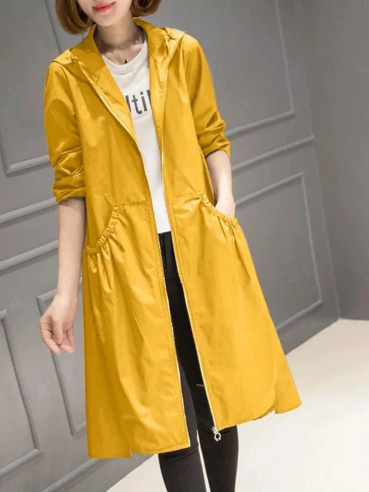 Korean Fashion Coats Thin and Light Windbreaker Women's Clothing