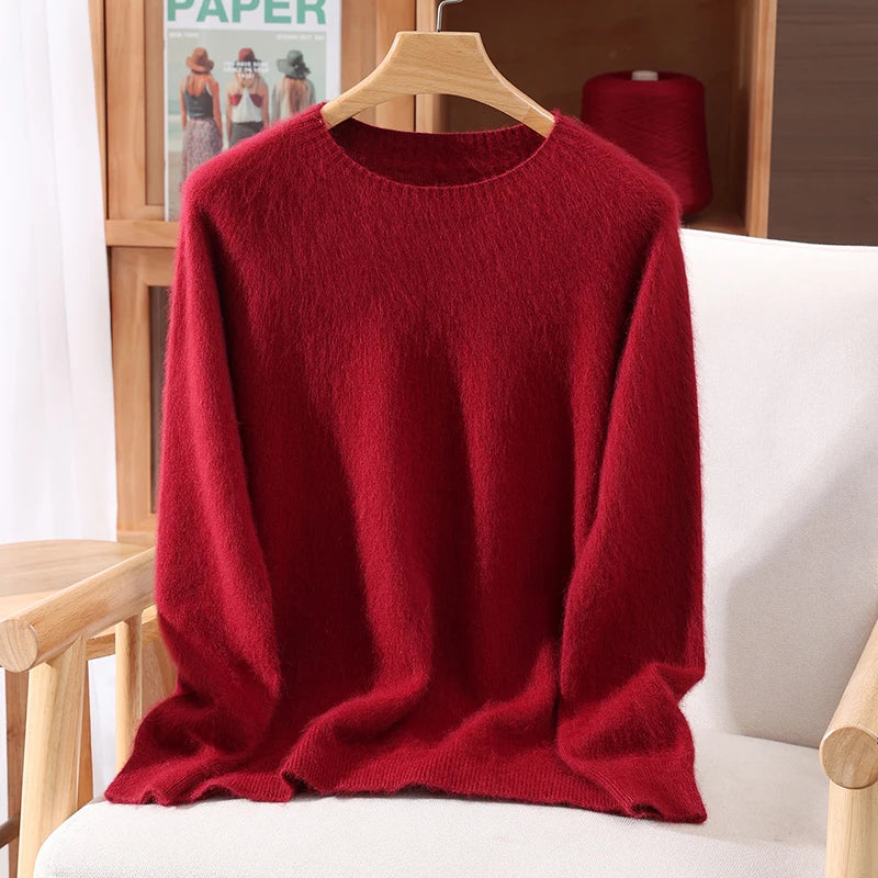 100% Mink Cashmere Pullover