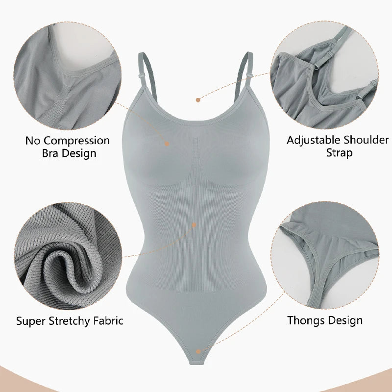 Smoothing Shapewear Bodysuit for Women Faja Full Body Shaper
