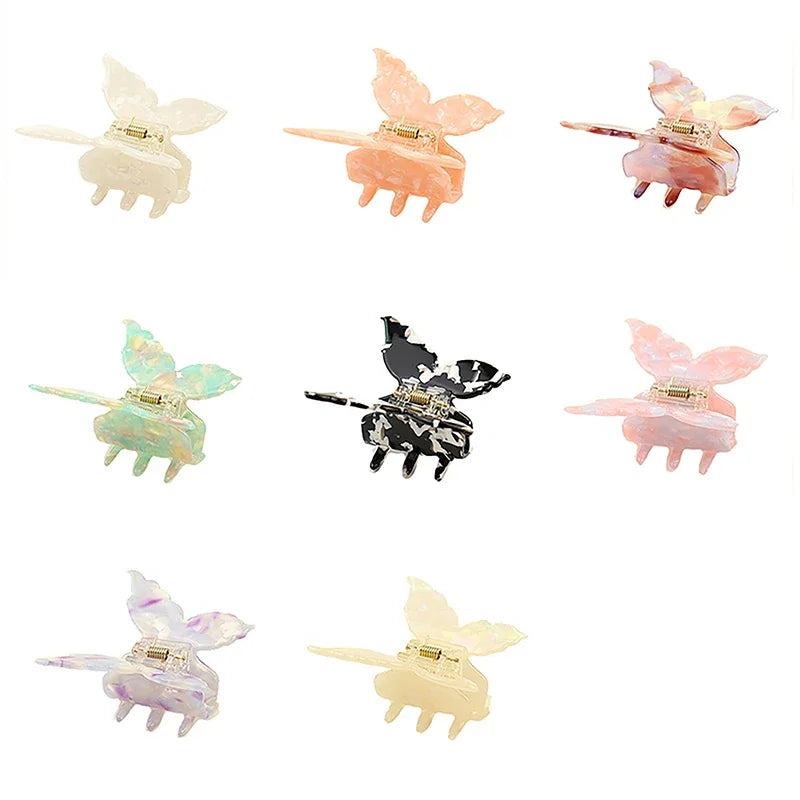 Retro Butterfly Hair Clips Back Of The Head Hair Claws