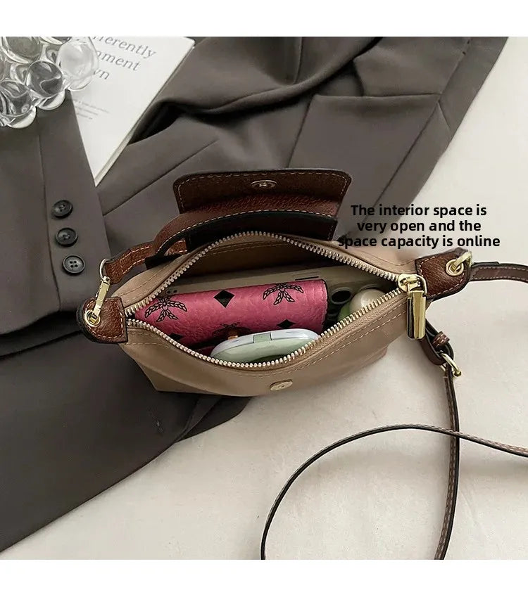 Retro Fashion Nylon Dumpling Bag