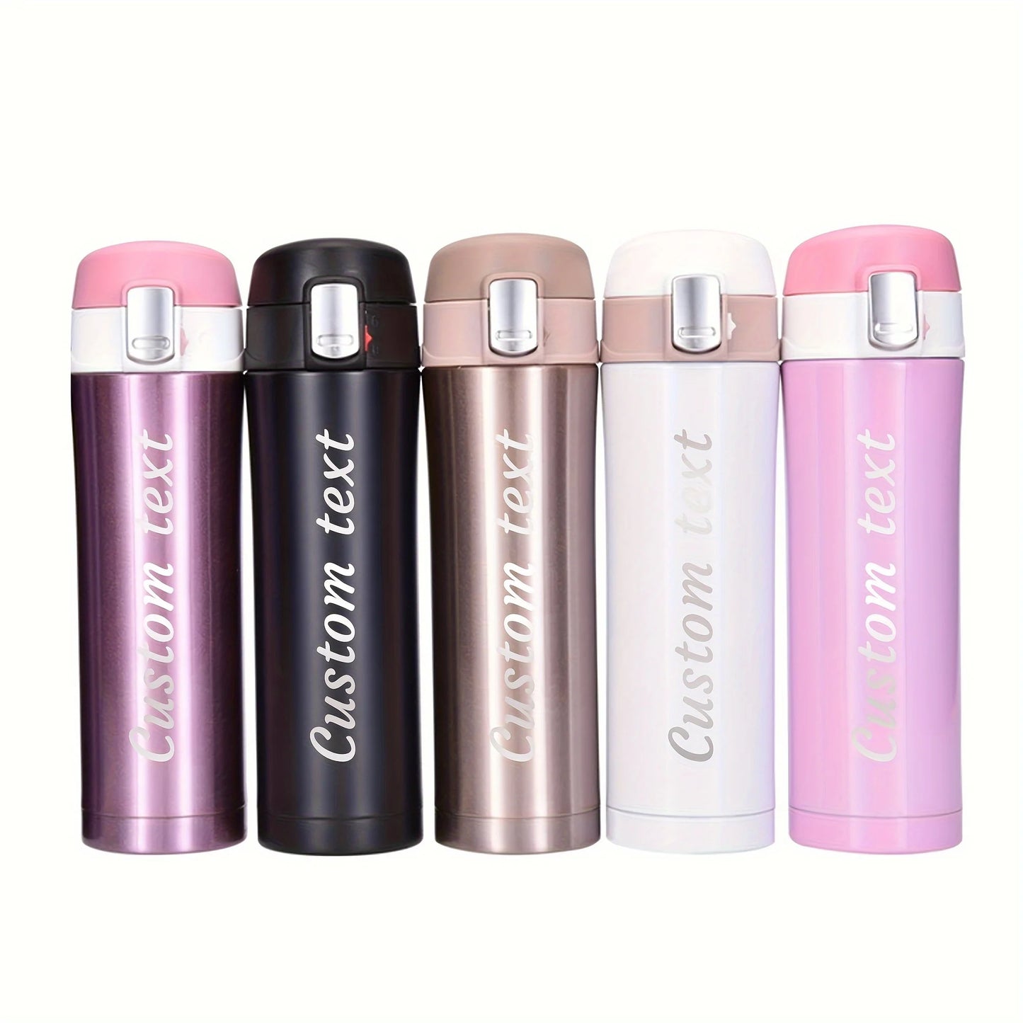 Personalized Laser Engraved Name Insulated Bottle with Lock
