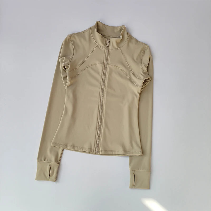 Yoga Suit Women's High-end Standing Collar