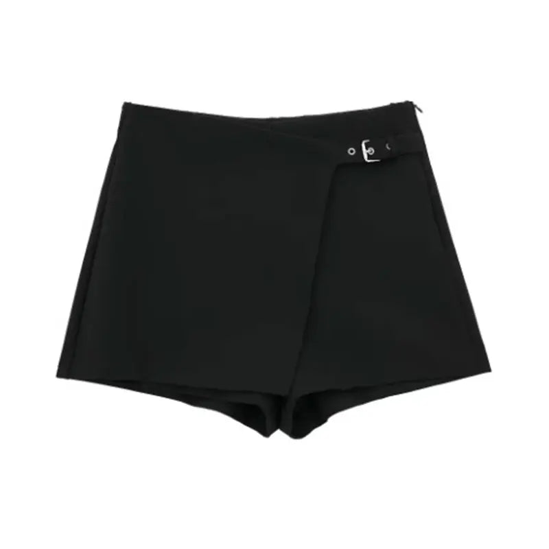 Asymmetric Shorts Skirts