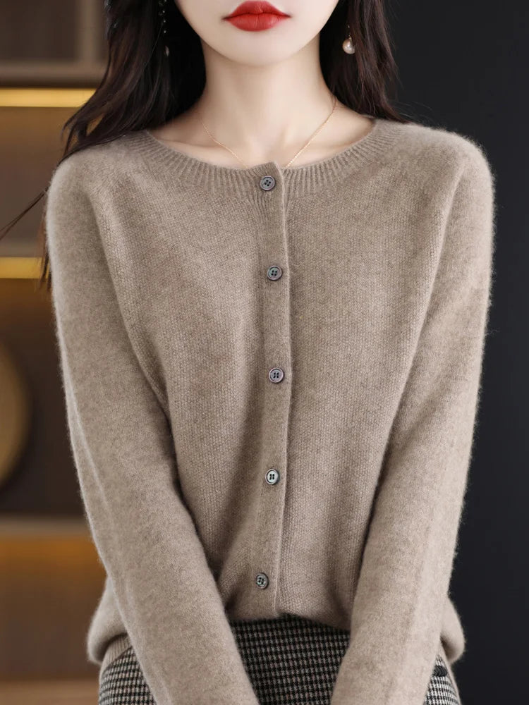 Women Cashmere Sweater 100% Merino Wool