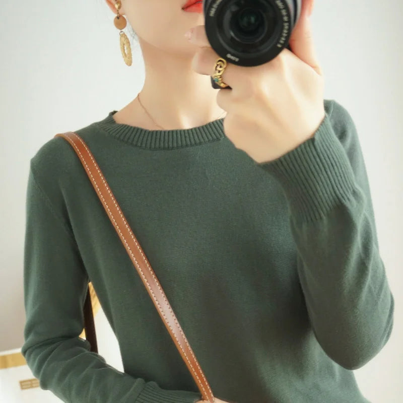High-quality Cotton Knitted Sweater