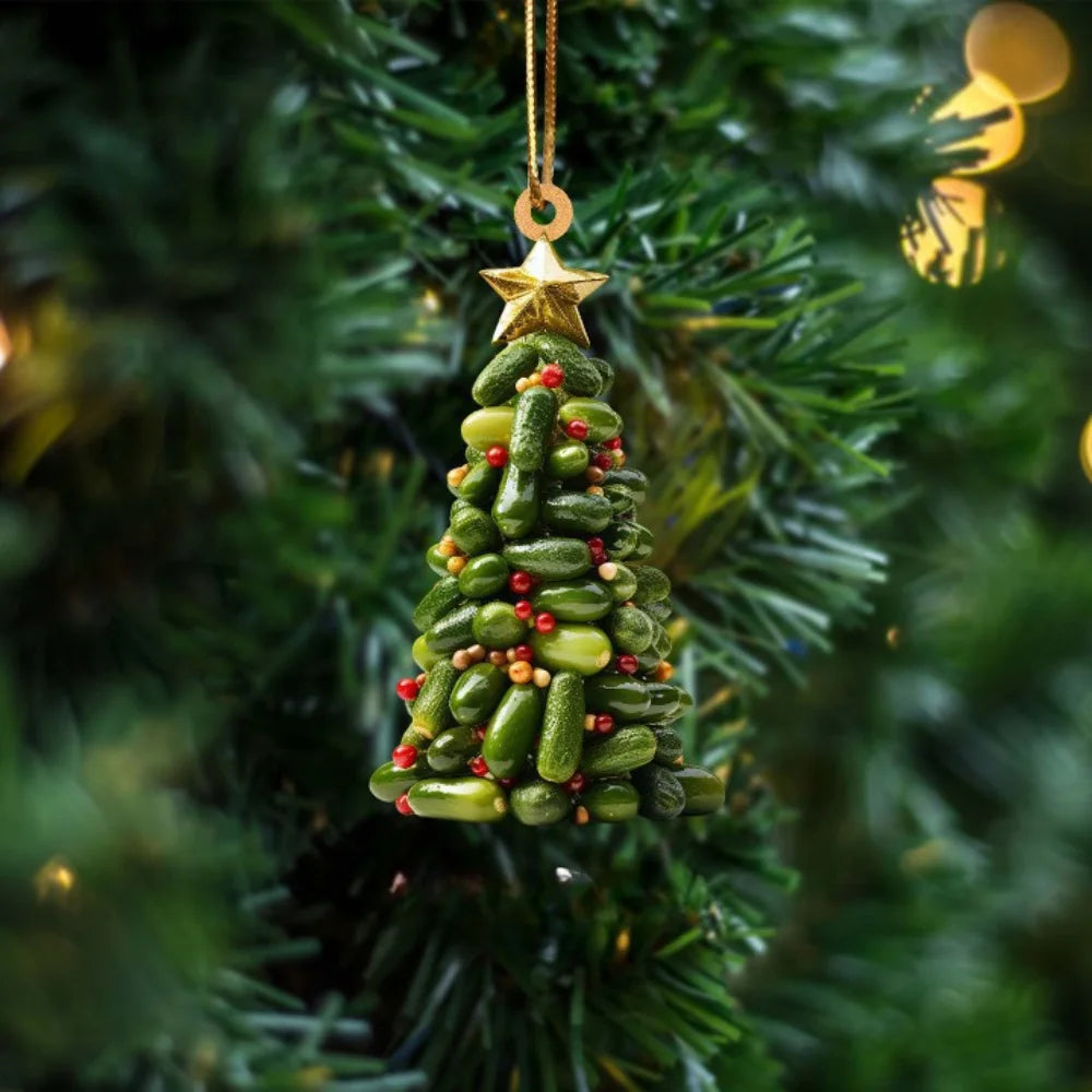 2D Acrylic Flat Printing Books Pendant Home Tree Window Hanging Decor Gift For Book Lovers Creative Book Christmas Tree Ornament