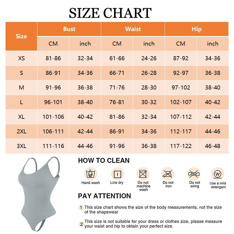 Smoothing Shapewear Bodysuit for Women Faja Full Body Shaper