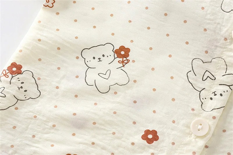 Girls Kids Home Clothes Set New Loose
