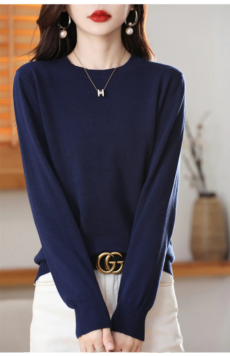 High-quality Cotton Knitted Sweater