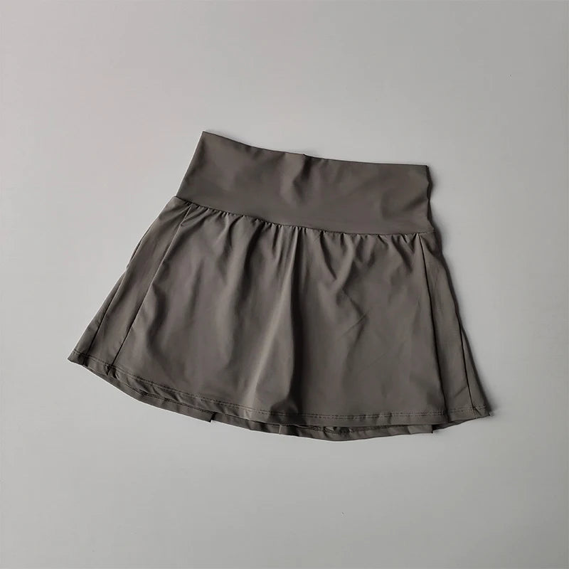 High Waisted Sports Short Skirt