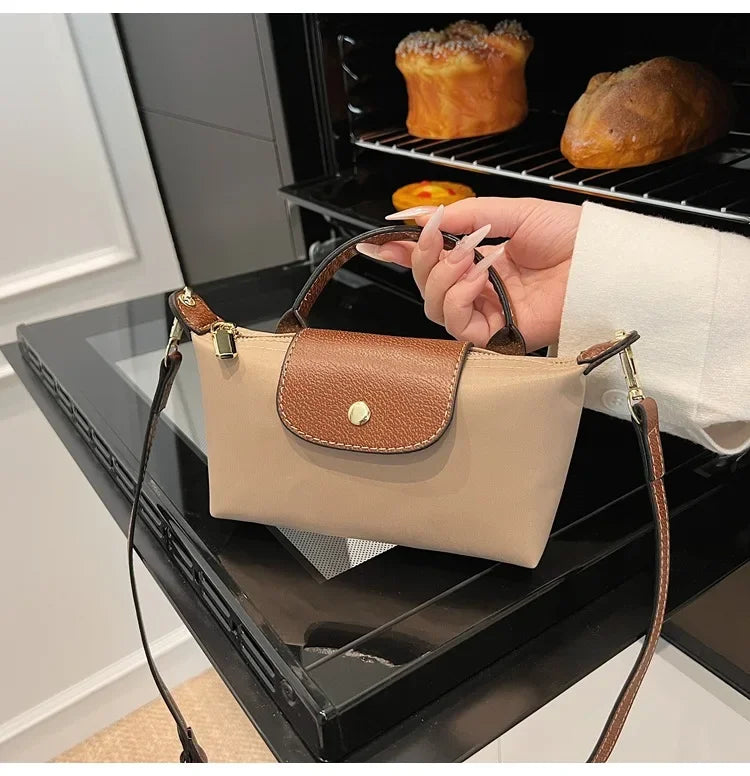 Retro Fashion Nylon Dumpling Bag