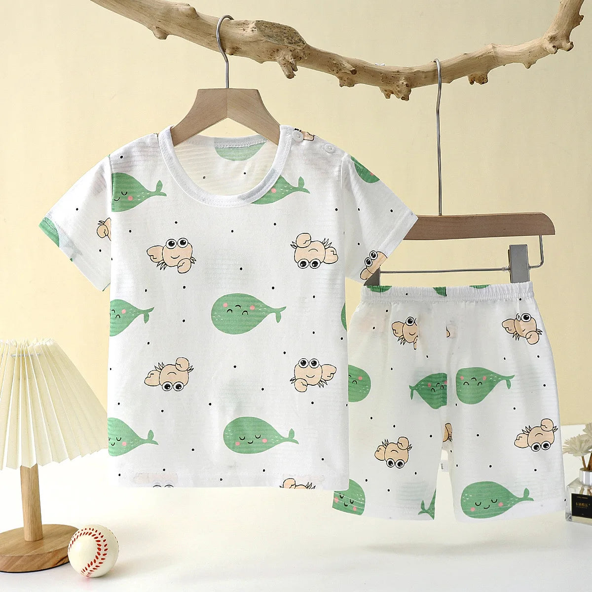 New Summer Children Home Clothing Pajamas Set