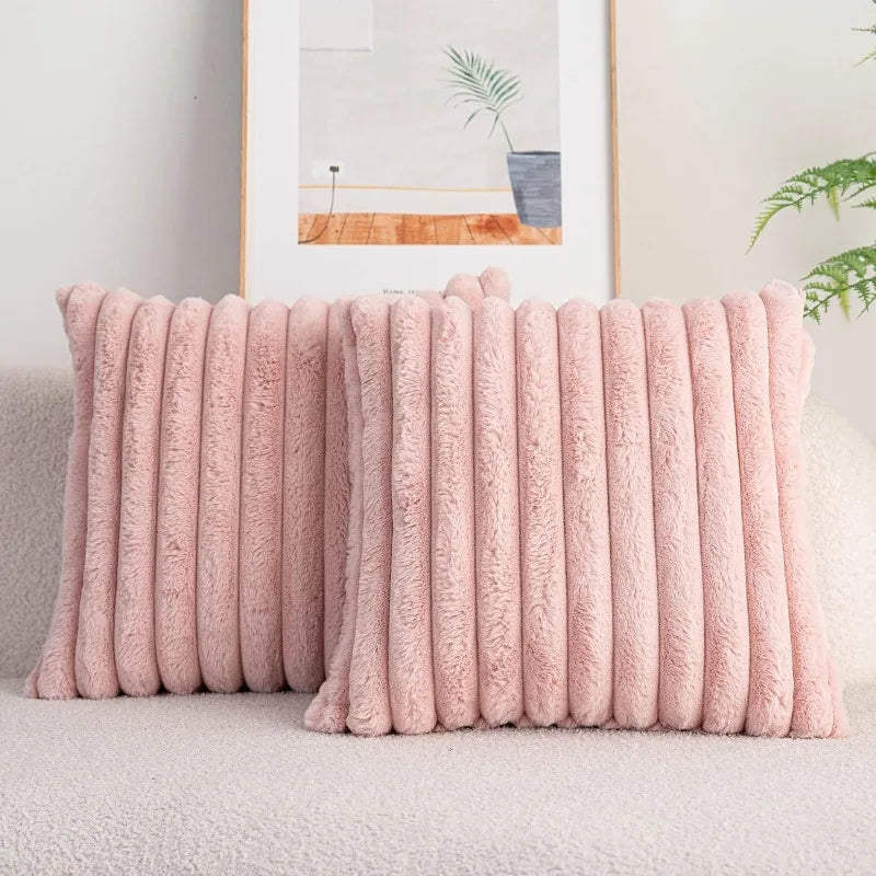 45x45cm Decorative Throw Pillow Cover Sofa Bedroom Striped Soft Pillow Cover Cushion Covers Home Decor