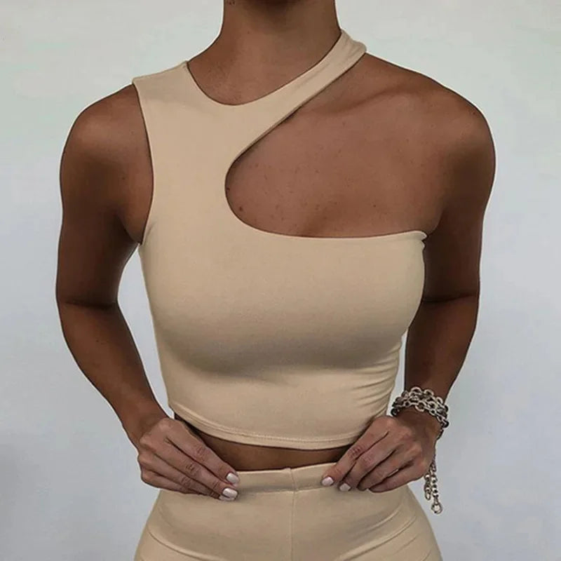 Off Shoulder Tank Irregular