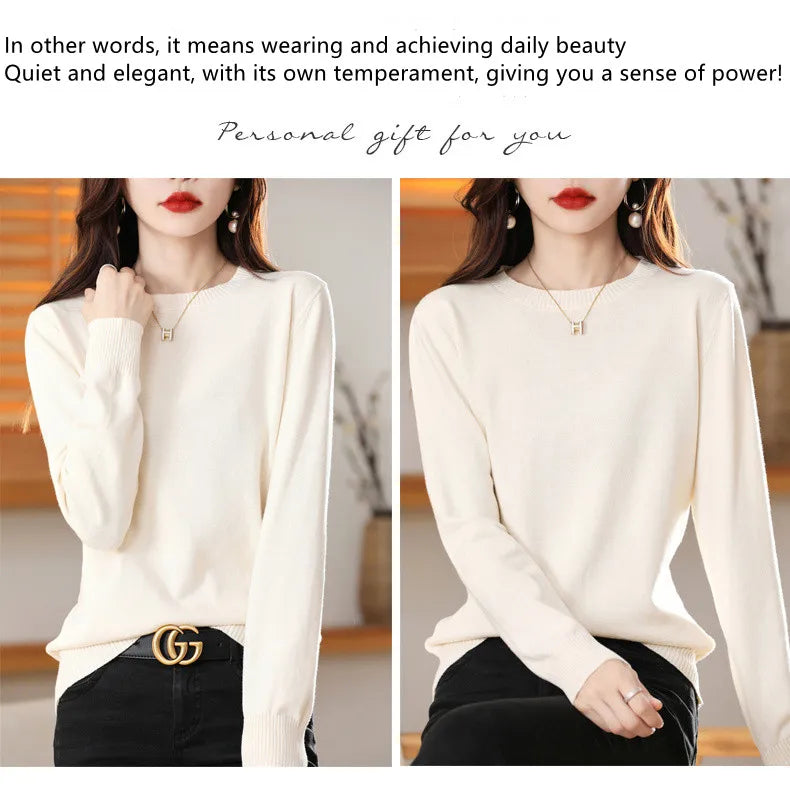 High-quality Cotton Knitted Sweater