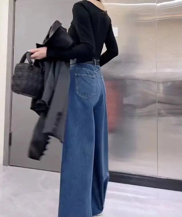 Retro Loose Super Wide-leg Jeans