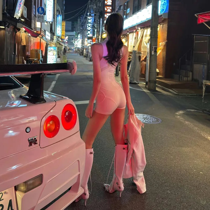 Women's Elegant and Sexy Sports Stretch Jumpsuit