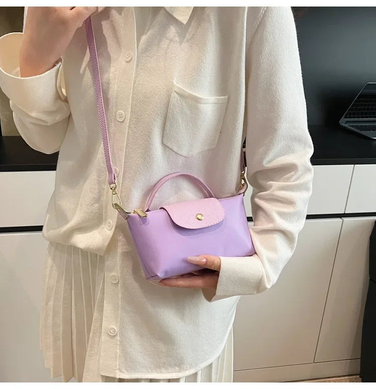 Retro Fashion Nylon Dumpling Bag