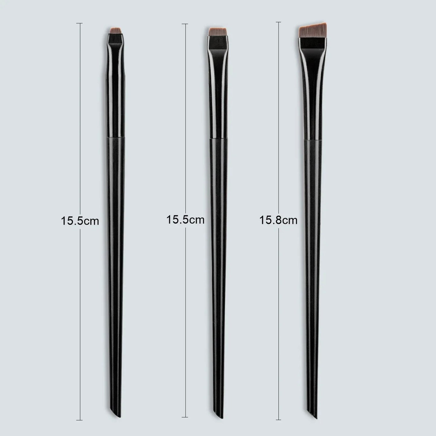 3pcs/set Blade Eyeliner Brush Eyebrow