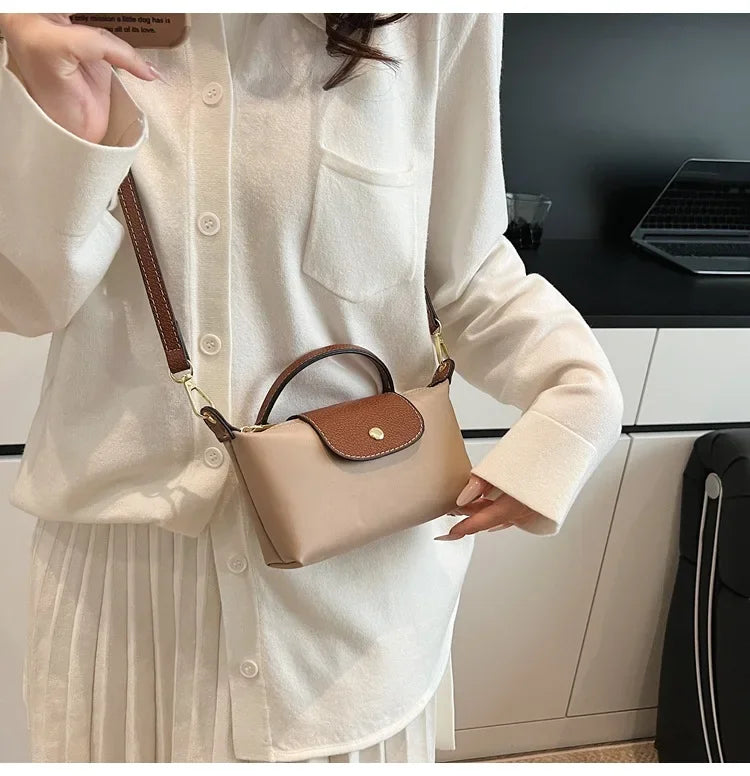 Retro Fashion Nylon Dumpling Bag