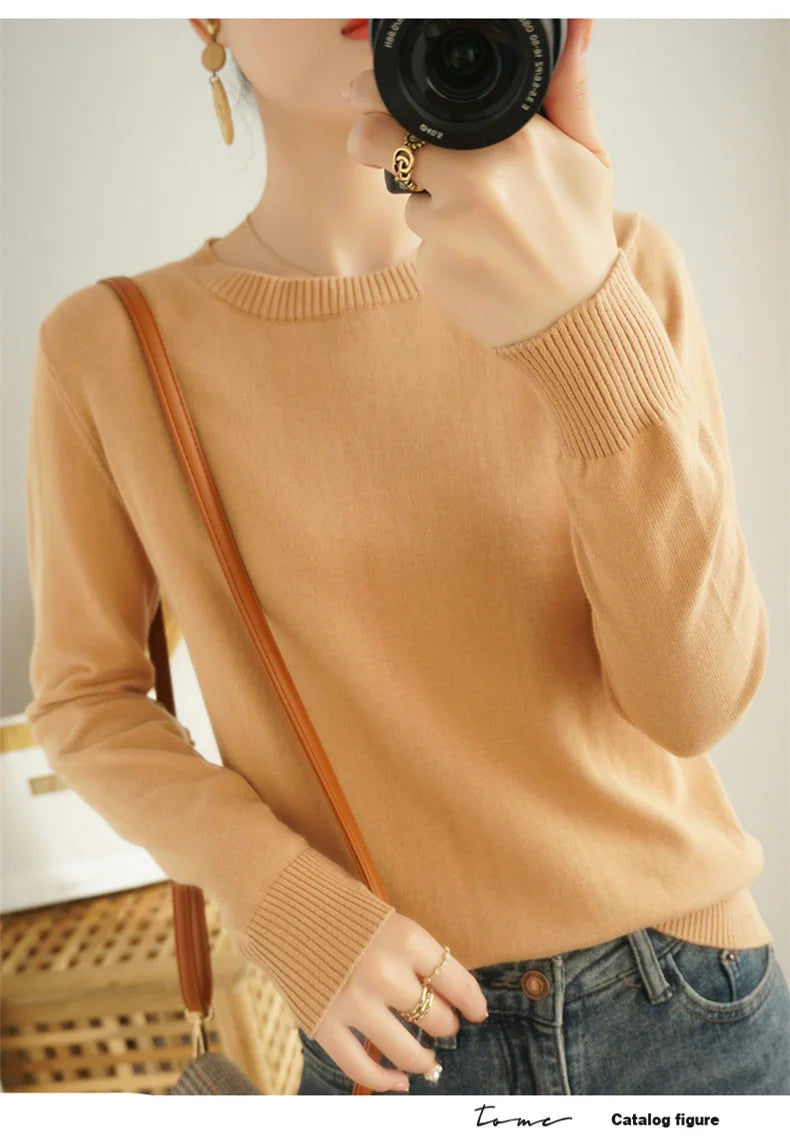High-quality Cotton Knitted Sweater