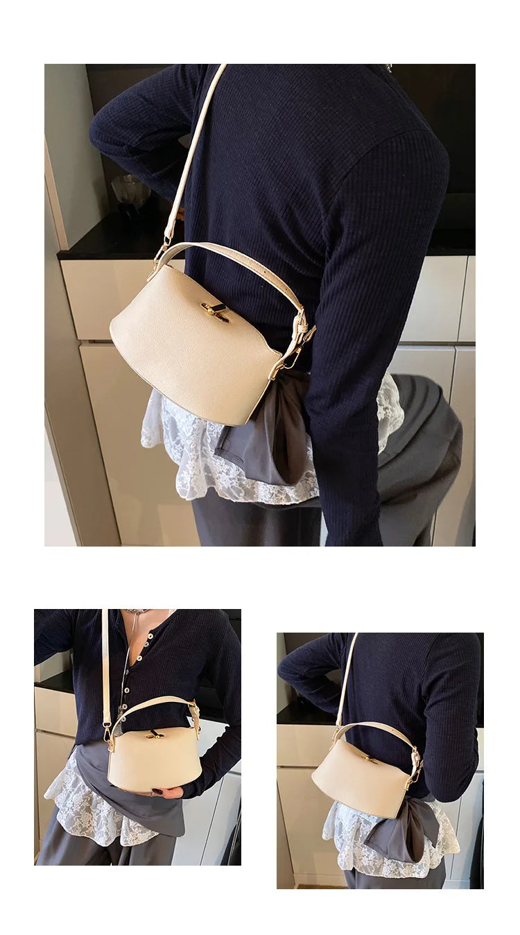 Niche Brand Women's Fashion Handbag Soft Versatile