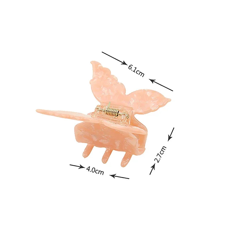Retro Butterfly Hair Clips Back Of The Head Hair Claws