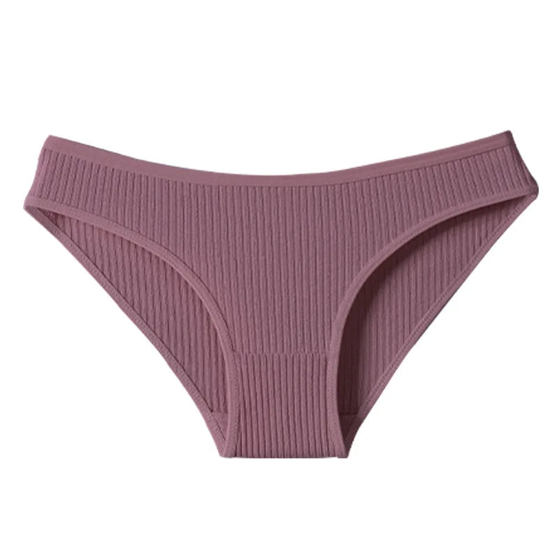 7Pcs Women's Panties Striped Briefs