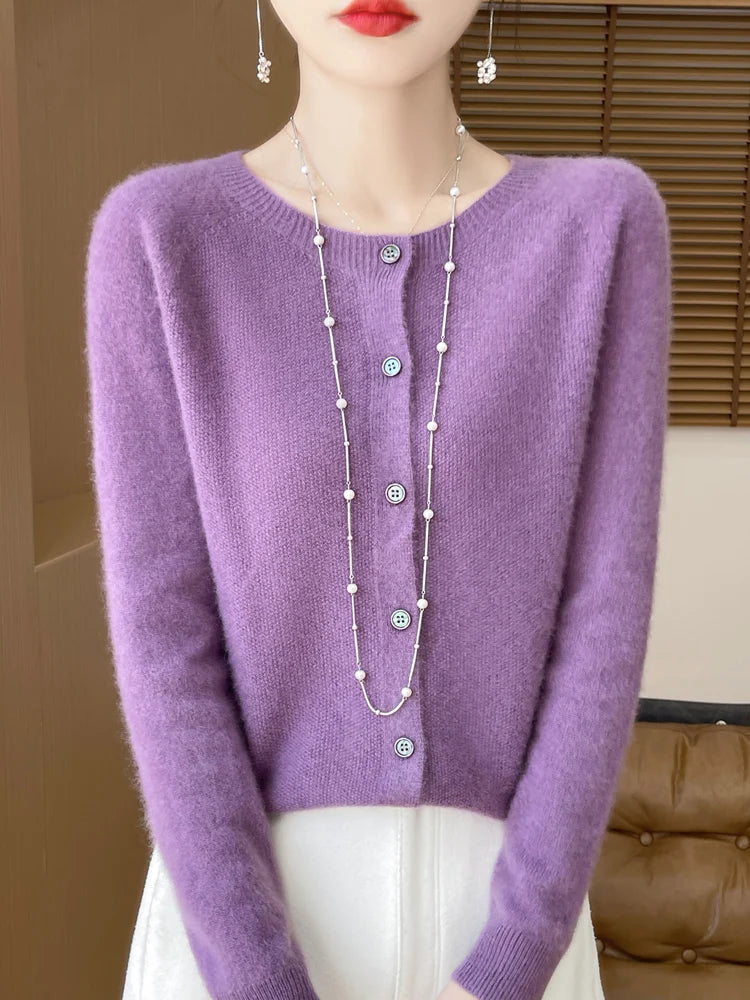 Women Cashmere Sweater 100% Merino Wool
