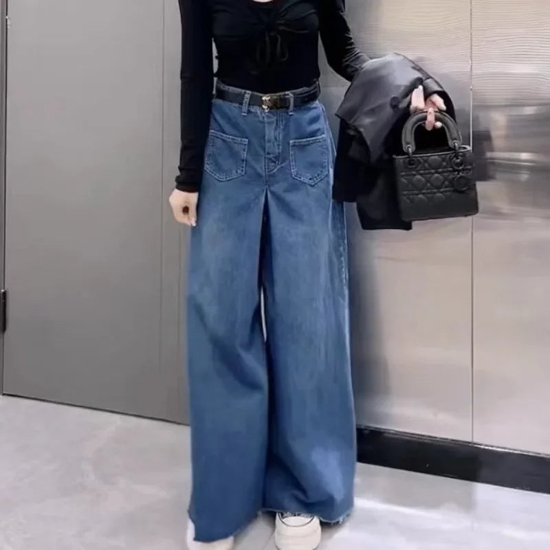 Retro Loose Super Wide-leg Jeans