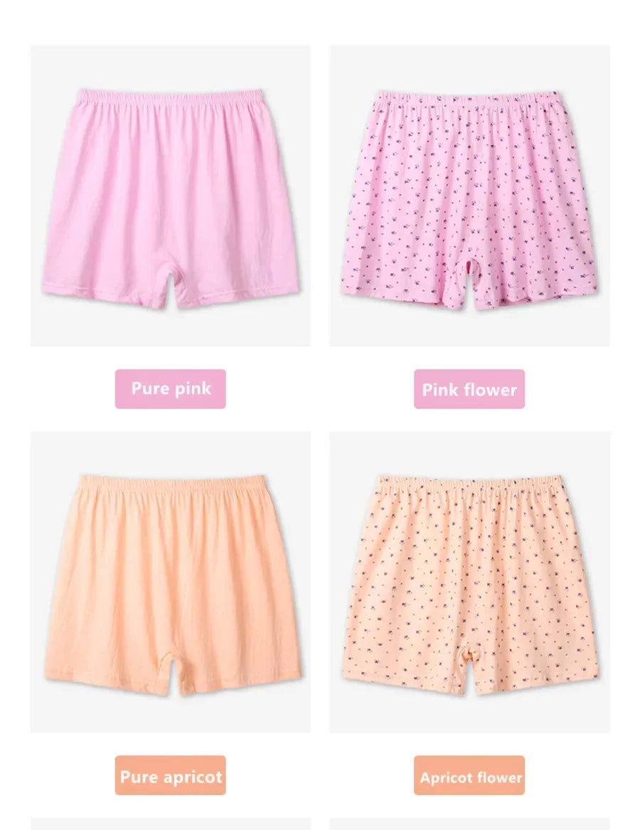 6ps/lot large size Boxer women cotton