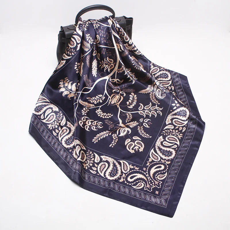 Luxury Silk Shawl Square Scarf