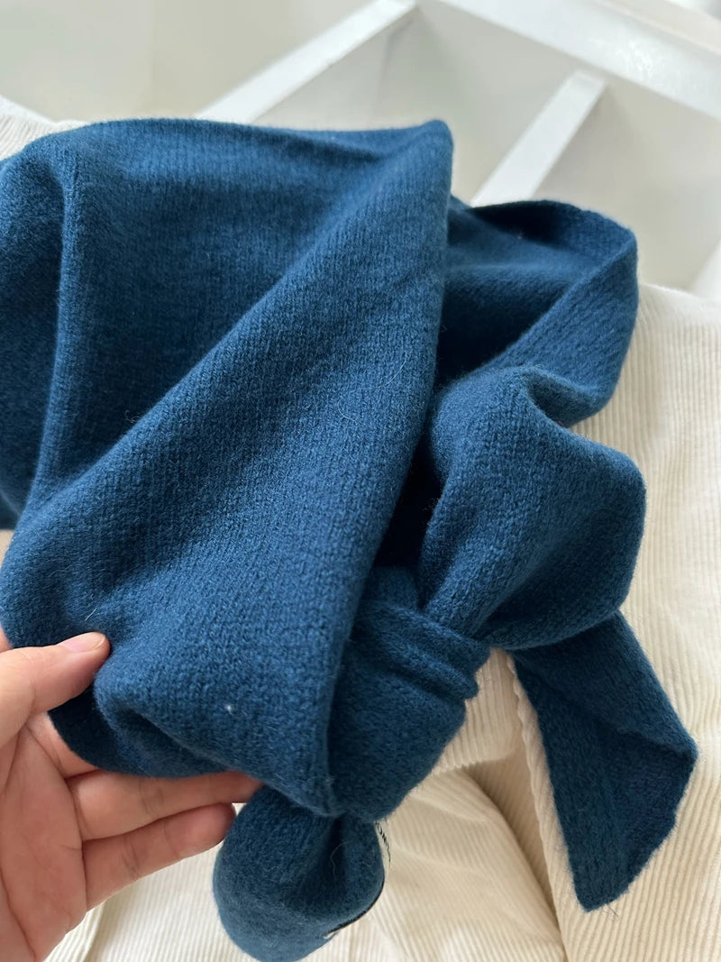 wool cashmere triangle scarf