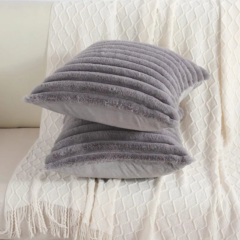 45x45cm Decorative Throw Pillow Cover Sofa Bedroom Striped Soft Pillow Cover Cushion Covers Home Decor