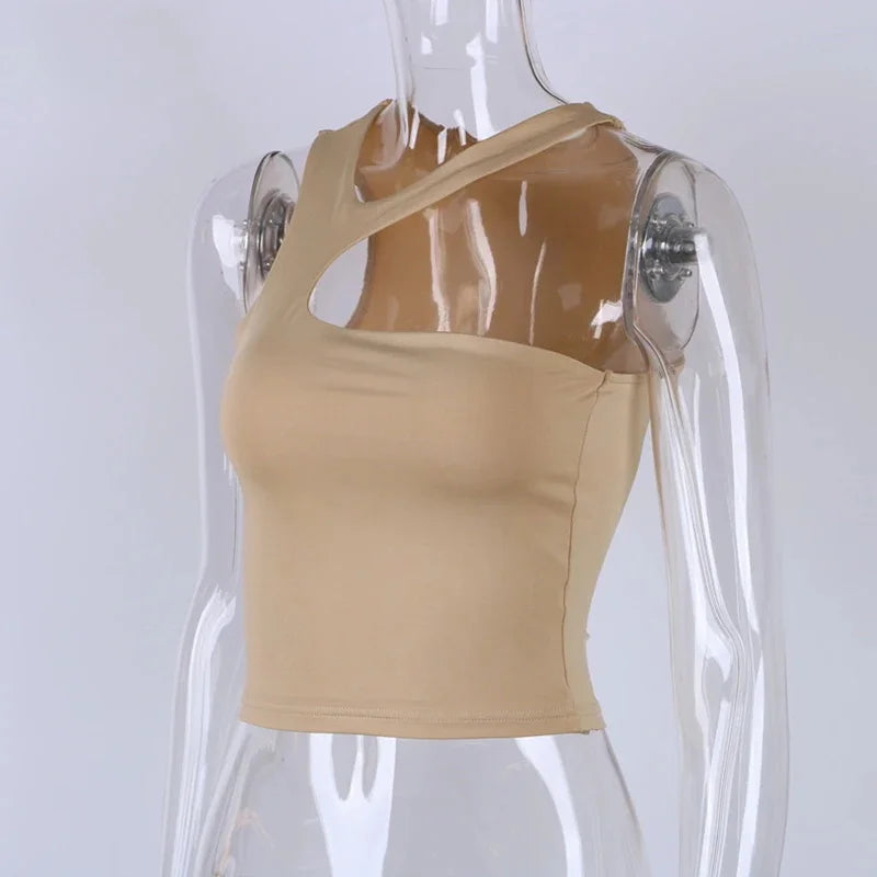 Off Shoulder Tank Irregular