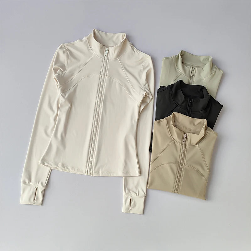 Yoga Suit Women's High-end Standing Collar