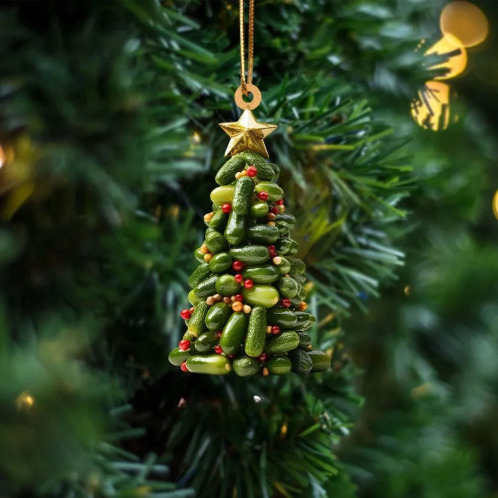 2D Acrylic Flat Printing Books Pendant Home Tree Window Hanging Decor Gift For Book Lovers Creative Book Christmas Tree Ornament