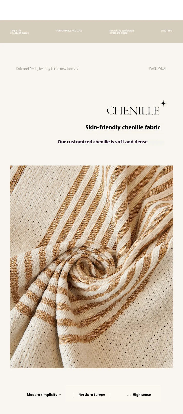 Nordic Chenille Sofa Cover Tassel Lace Blanket Cover For Sofa Full Cover L Shape Cover Sofa 3 Pcs 2 Seater