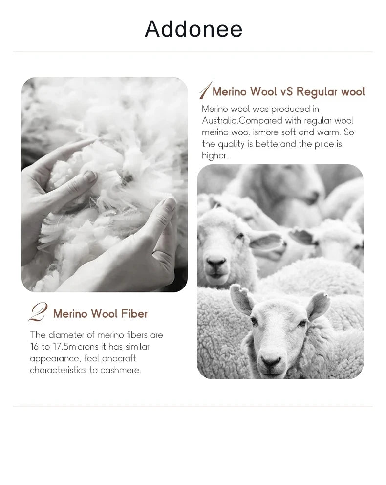 100% Merino Wool Knitwear