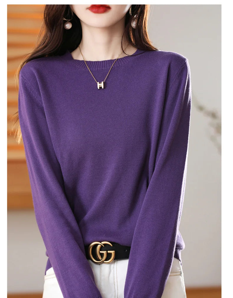 High-quality Cotton Knitted Sweater