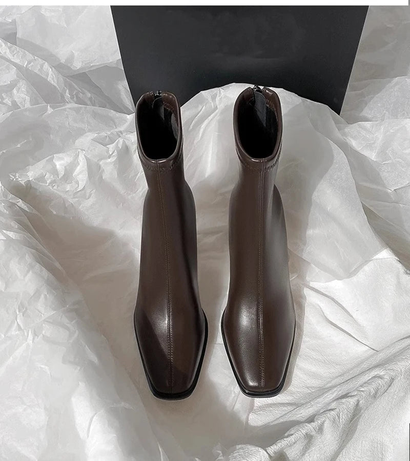 Vintage Warm Cotton Women Ankle Boots