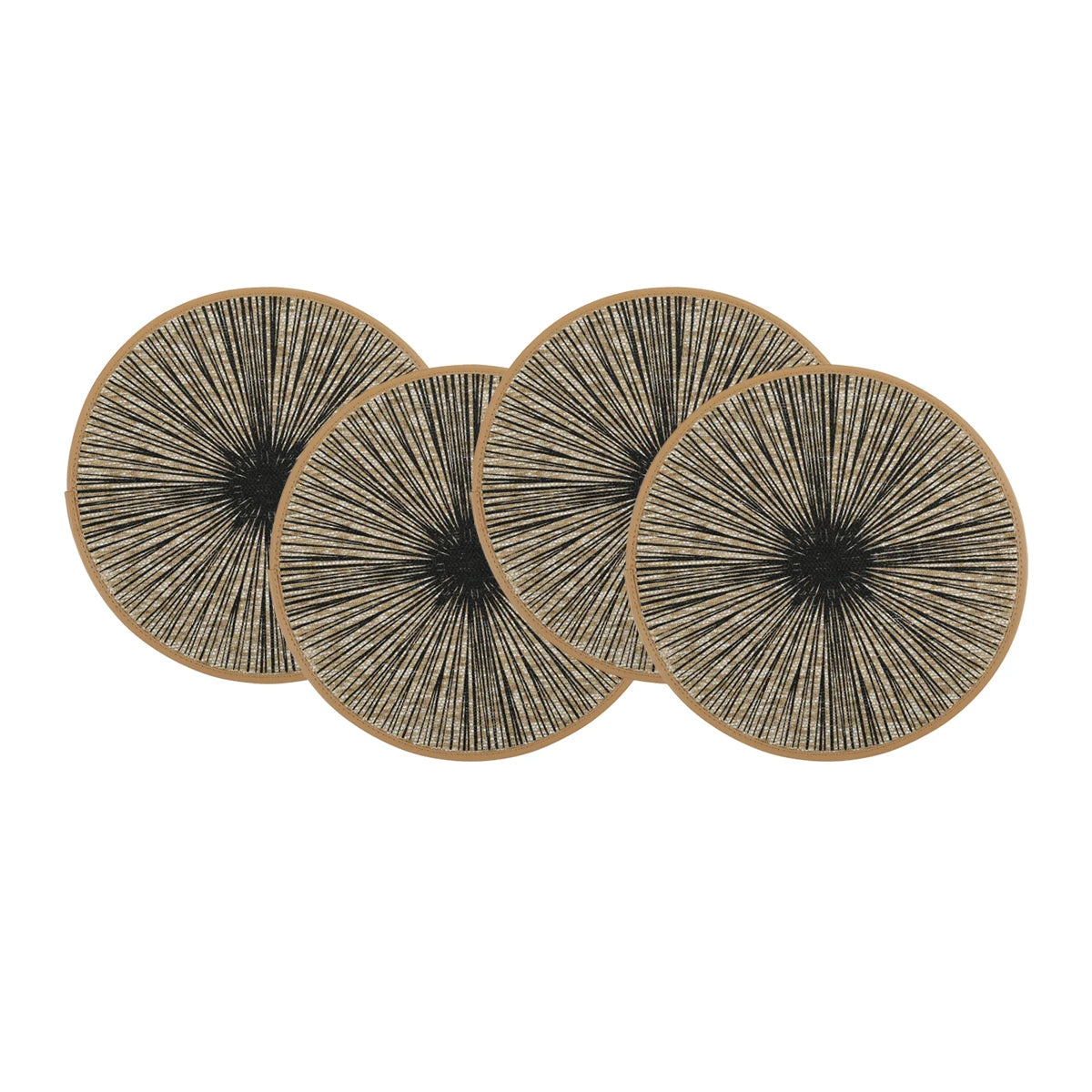 2/4/6/8pcs Round Burlap Macrame Placemats