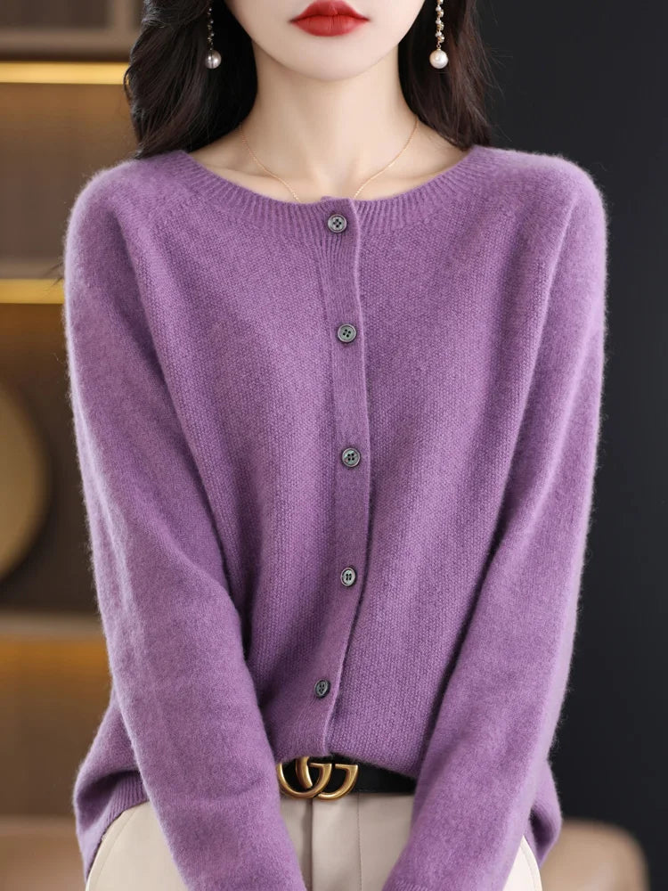 Women Cashmere Sweater 100% Merino Wool
