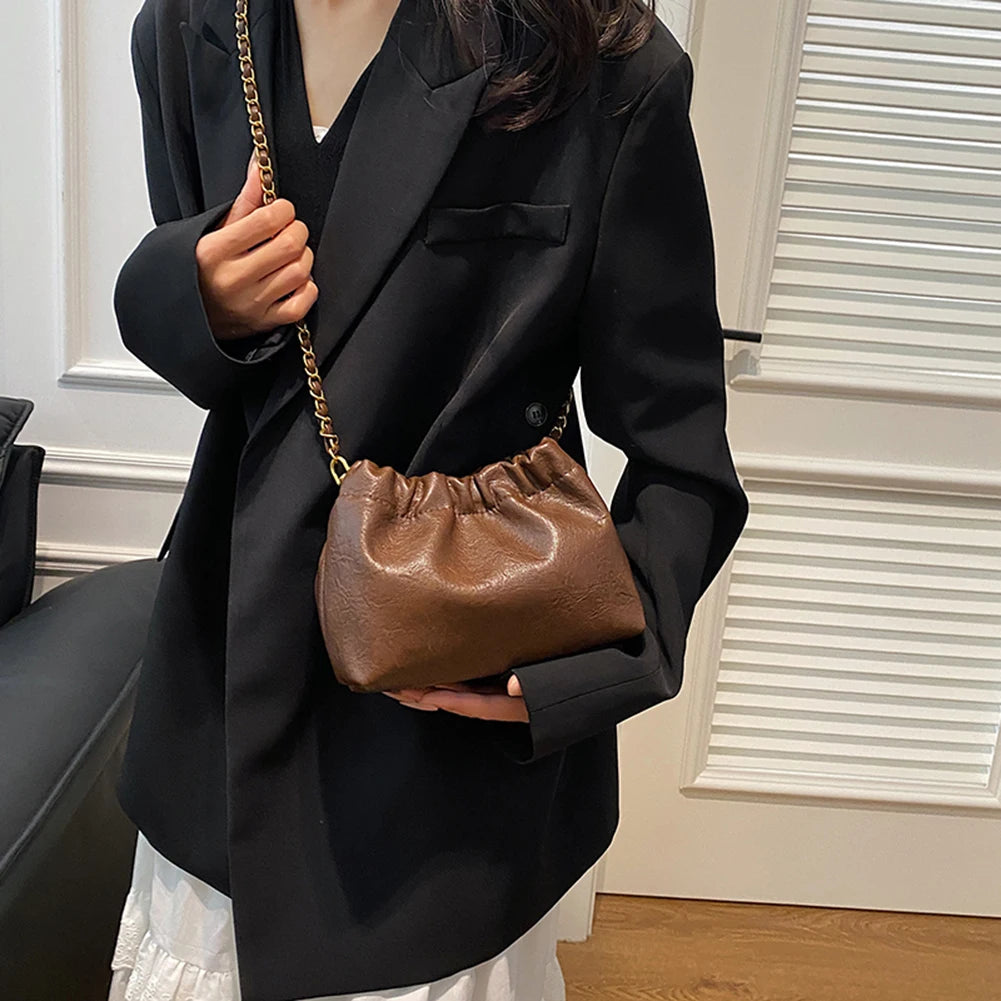 Women's Crossbody Tote Bag PU Leather Hobo Bag