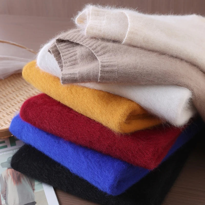 100% Mink Cashmere Pullover