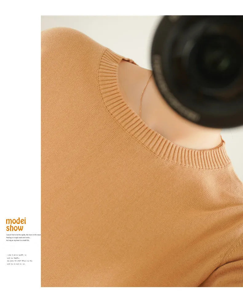 High-quality Cotton Knitted Sweater