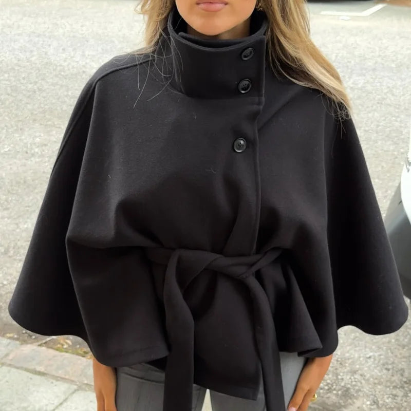 Belts Women Winter Woolen Coats